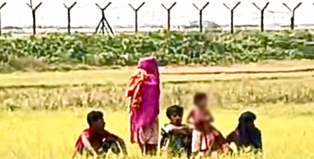 রৌমারী সীমান্তে নারী-শিশুসহ ৬ জনকে বাংলাদেশে ঠেলে দেওয়ার চেষ্টা, সতর্ক অবস্থানে বিজিবি