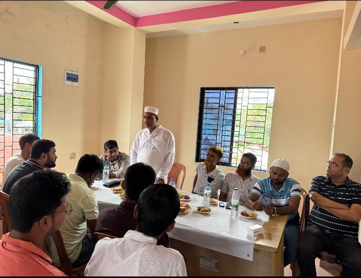 দুমকিতে বিএমএফ নেতৃবৃন্দের সাথে সম্ভাব্য ইউপি চেয়ারম্যান প্রার্থীর মত বিনিময়