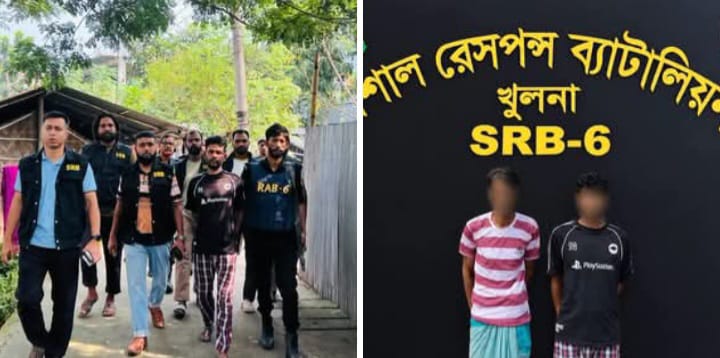 খুলনায় পুলিশ পরিদর্শক শাহ আলমের উপর হামলায় অভিযুক্ত প্রধান আসামী মিরাজ সহযোগী সহ গ্রেফতার